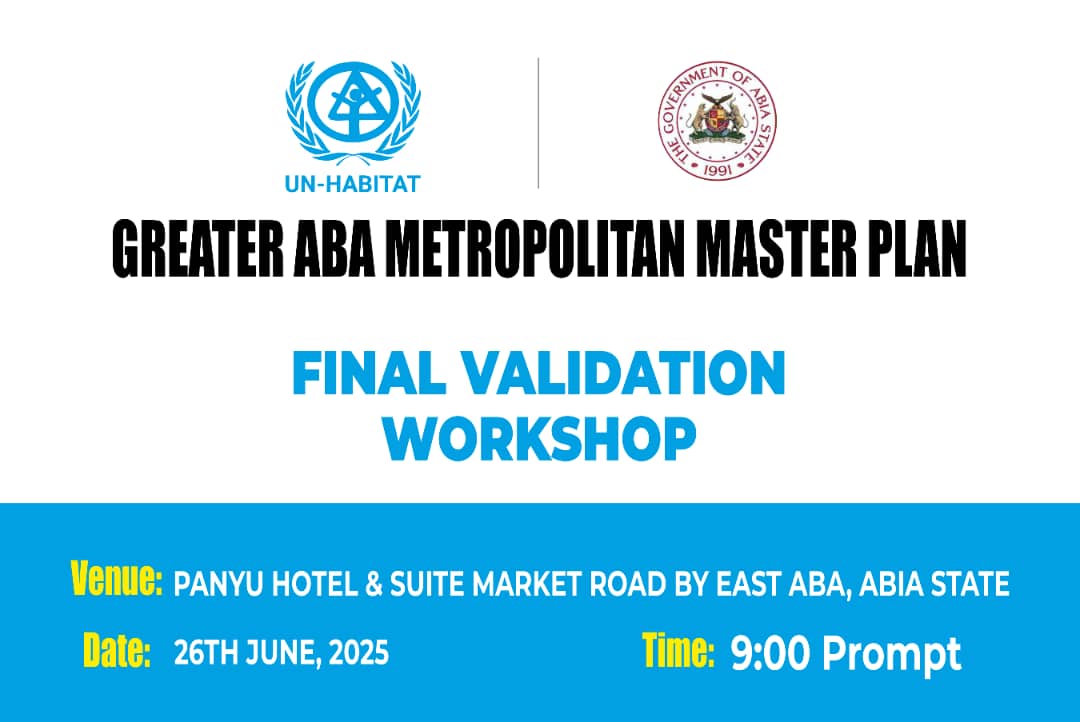 Aba’s Future in Focus: New 25-Year Master Plan Unveiled Through Inclusive Urban Workshop.
