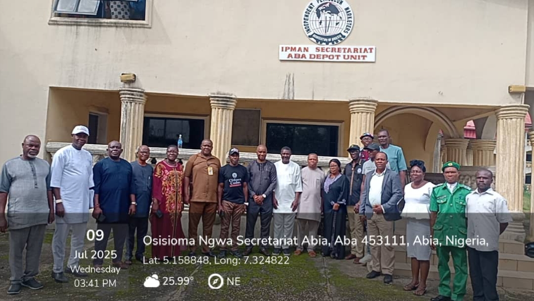 Justice and Fuel: IPMAN Calls for Aba Depot Revival, Joins Forces with NOA to Curb Crime and Restore National Unity.