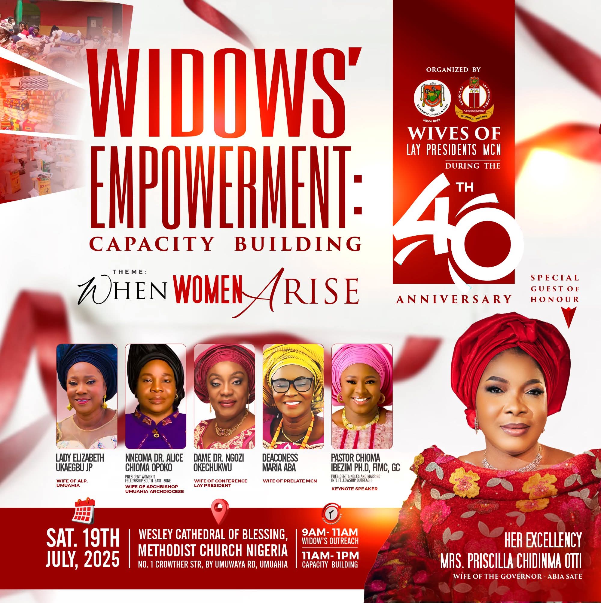 When Women Arise: Abia First Lady Stands with Widows as Methodist Church Empowers 200 with Dignity and Compassion in Landmark National Outreach.