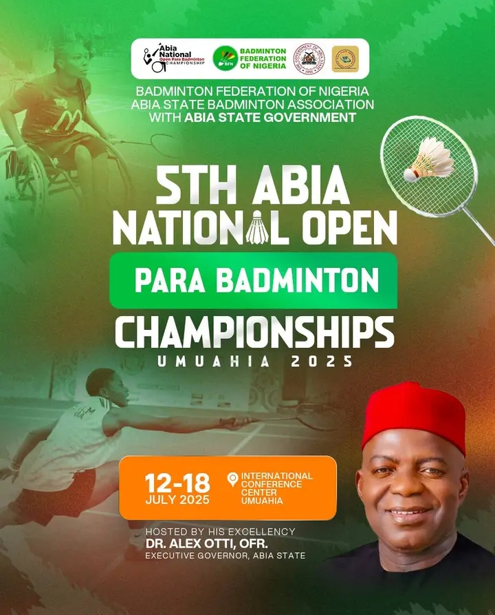 Abia Hosts National Para Badminton Championship, Sets Stage for Continental Debut in 2025.